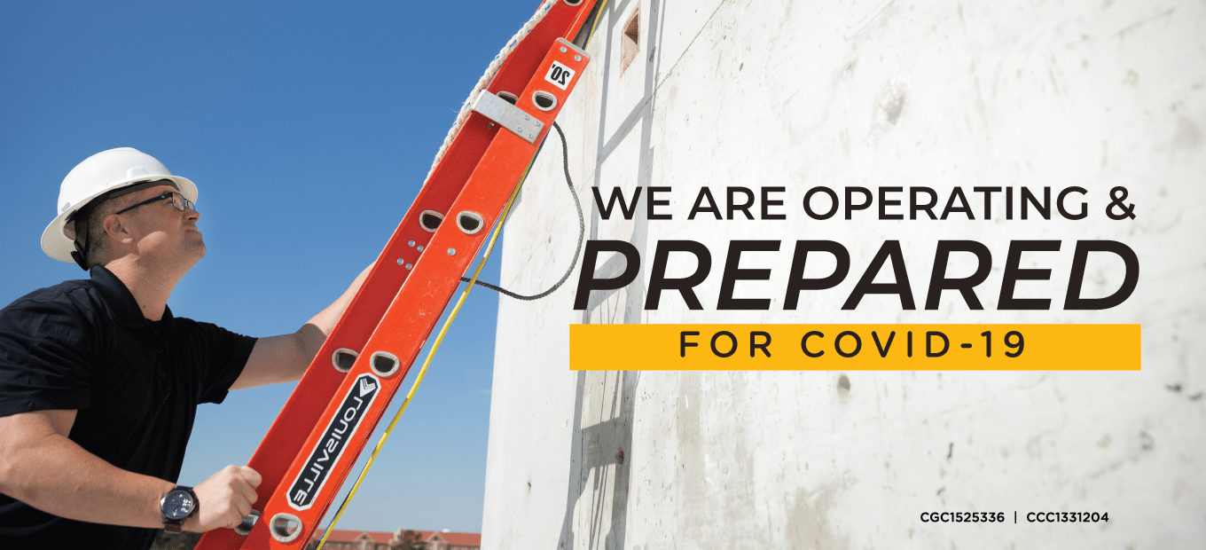 Operating and Prepared for COVID-19