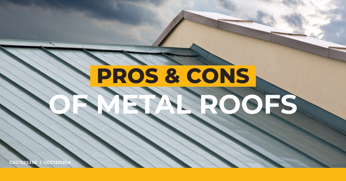 Pros and Cons of Metal Roofs