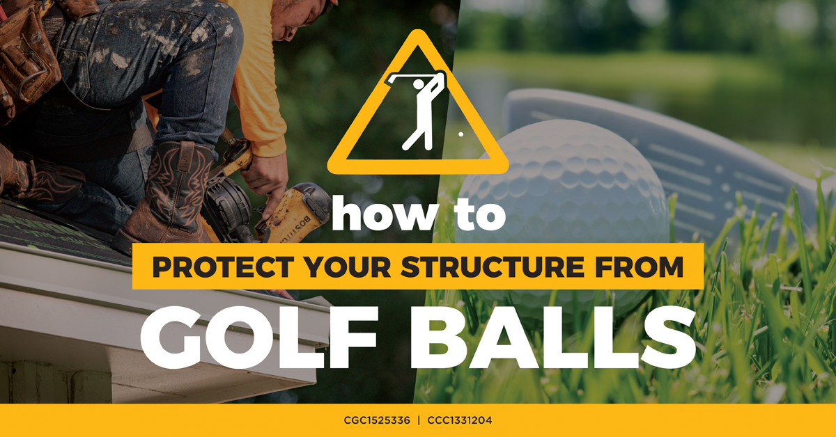 How to Protect Your Structure From Golf Ball Damage