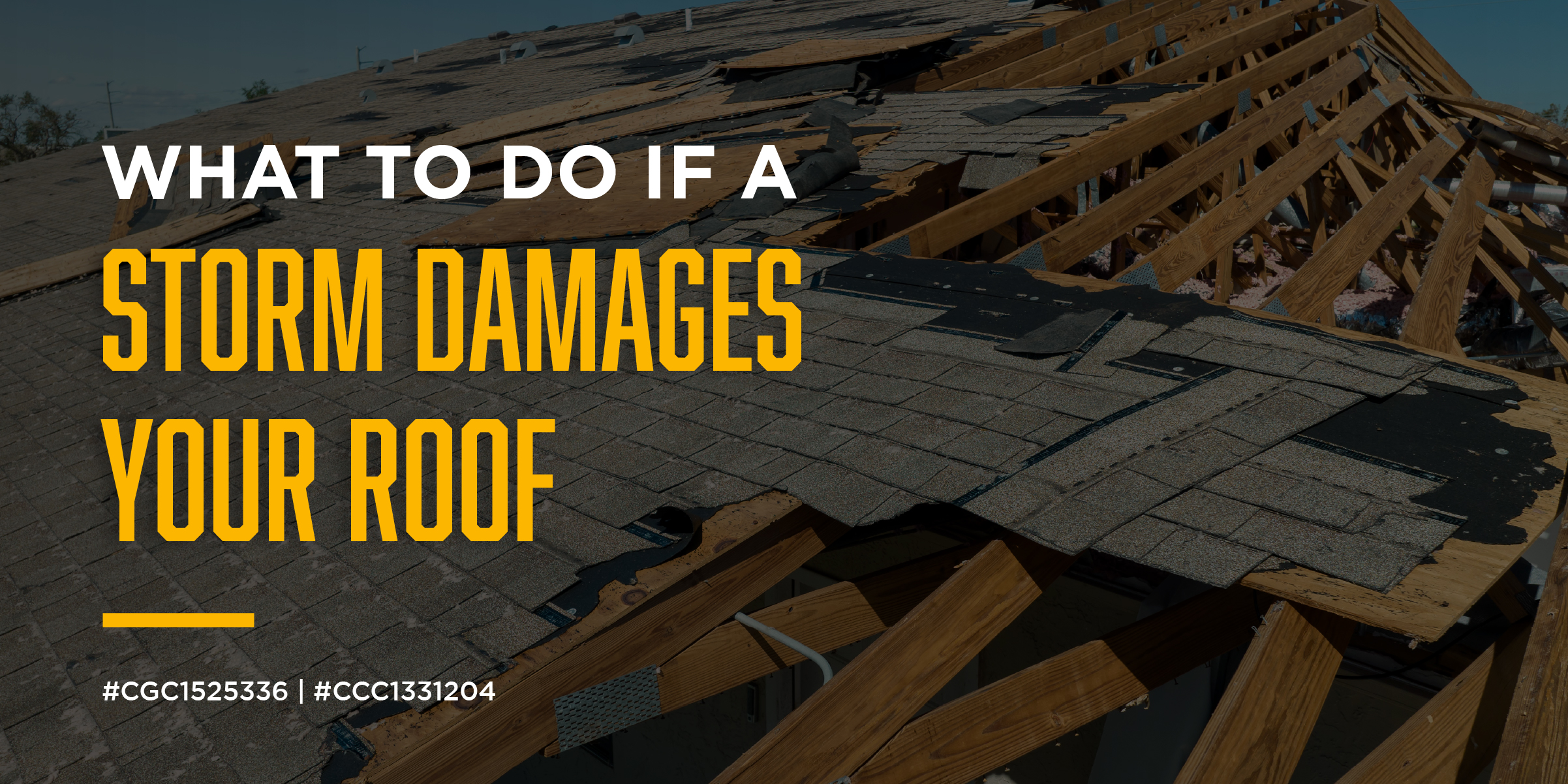 What to Do if a Storm Damages Your Roof