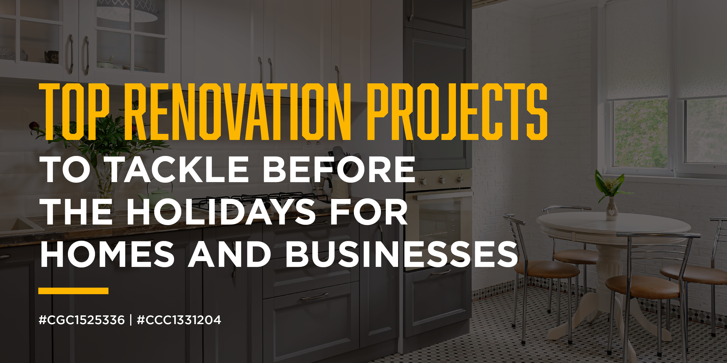 Renovation Projects You Should Tackle Before The Holidays