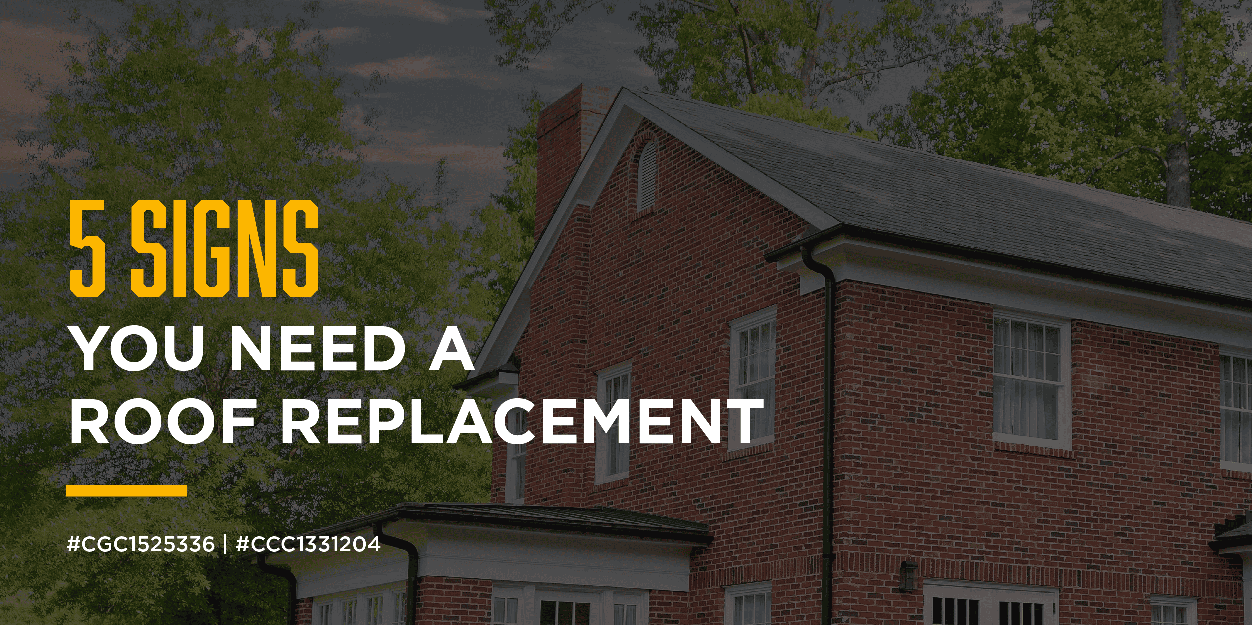 5 Signs You Need a Roof Replacement