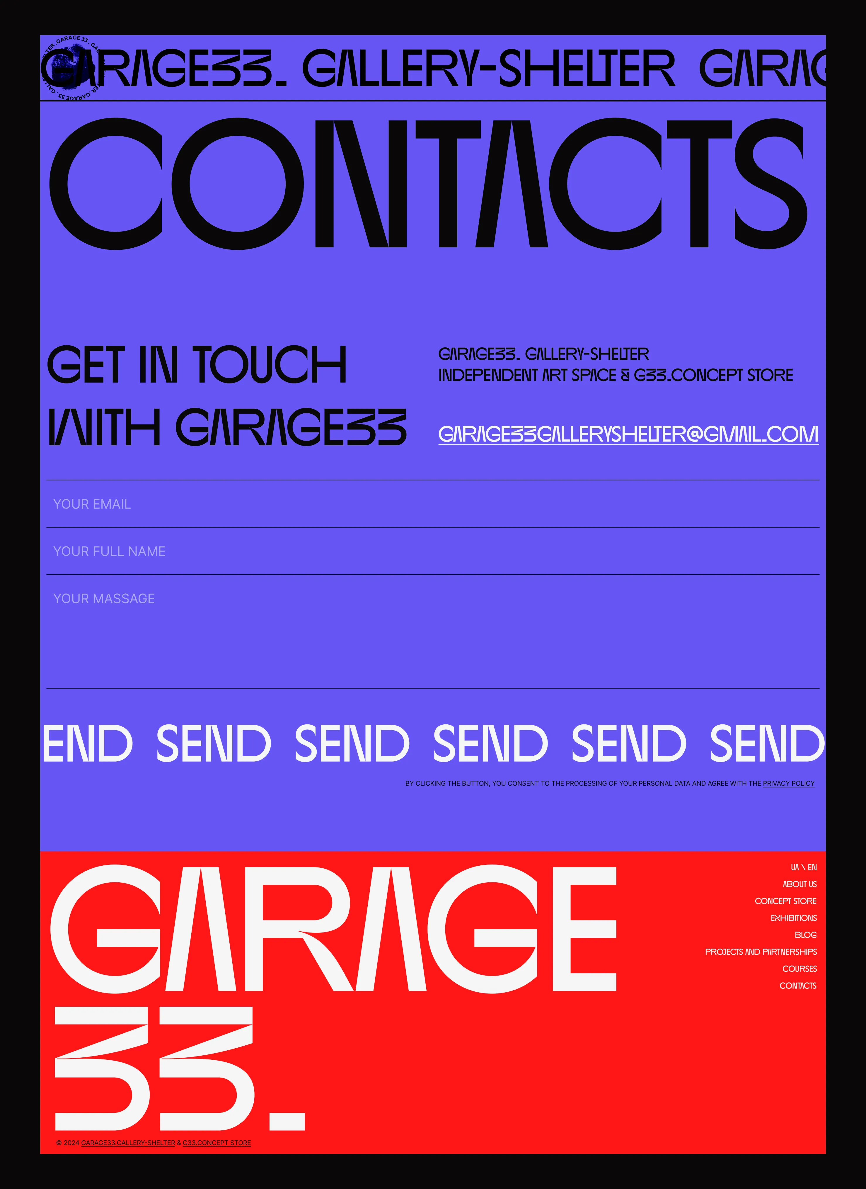 Garage33 - Contact