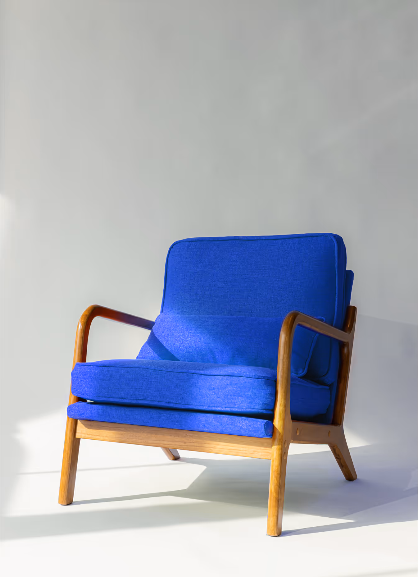Chaise bleue
