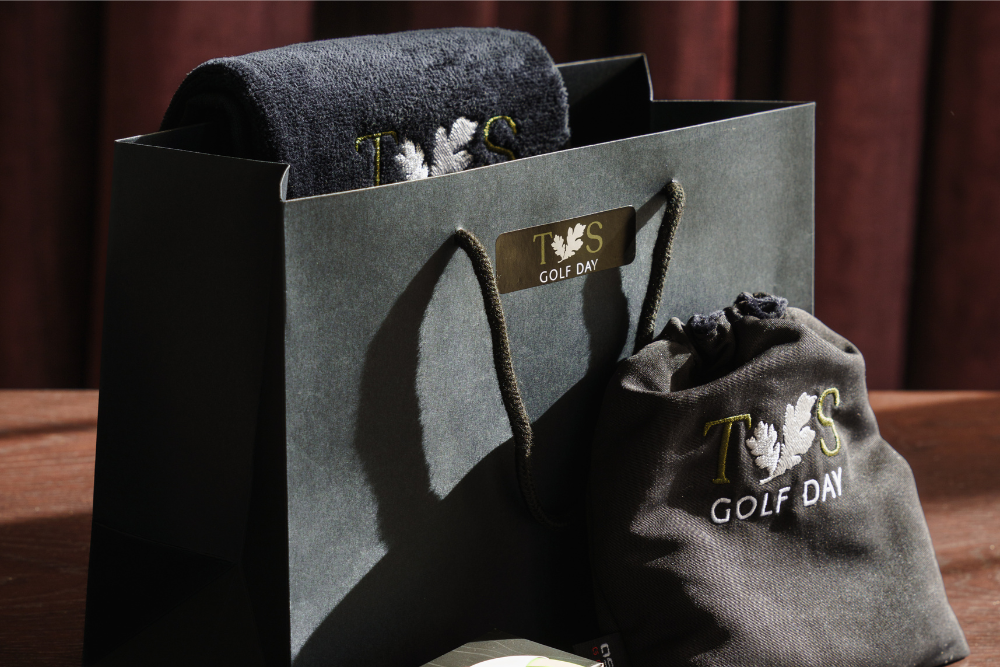 Goodie bag for TS Charity Golf Day 2025