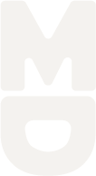 Minh Doan's white logo, used in the website footer for branding