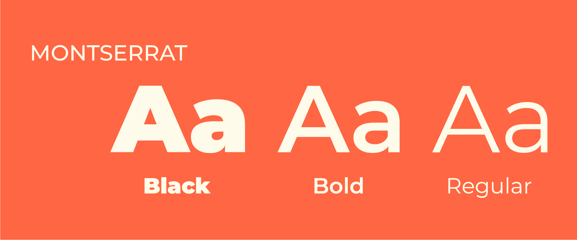 Typography sample using Montserrat font, showcasing clean and modern letterforms used in the Humber VSA poster design