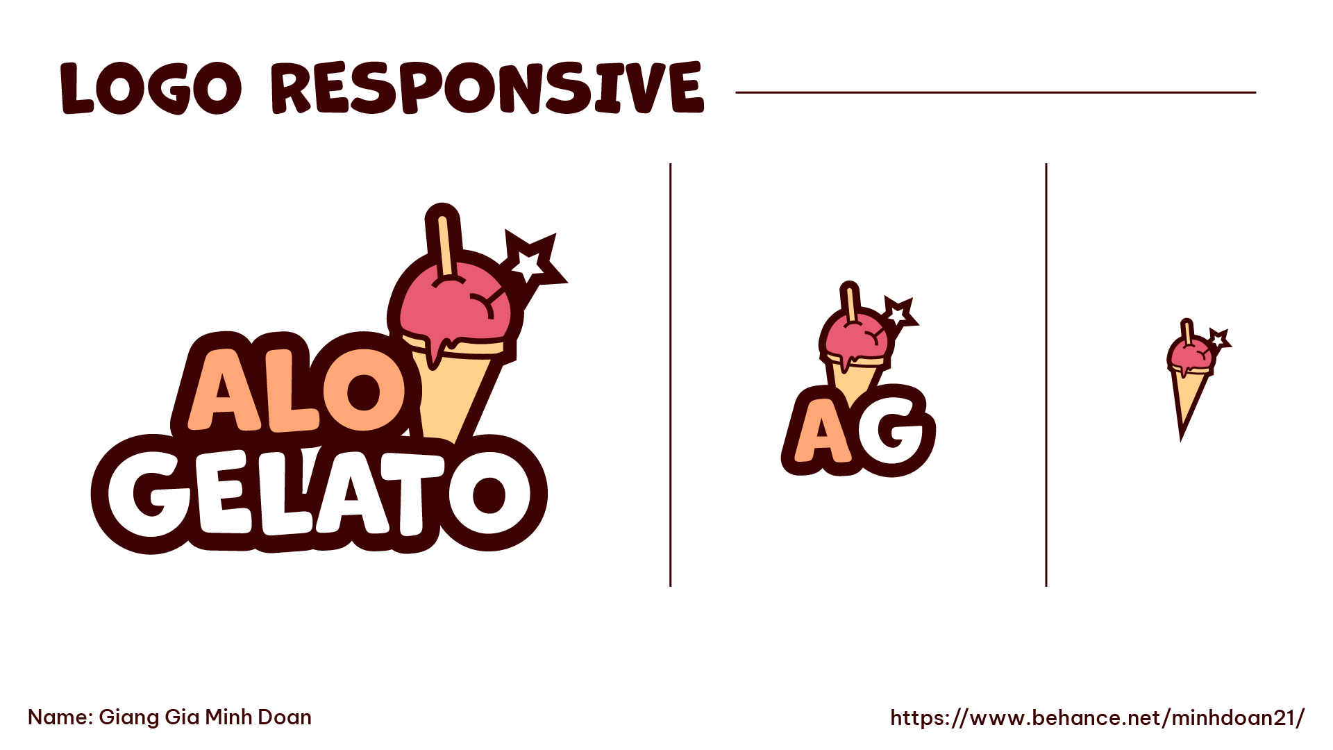 Alo Gelato responsive logo