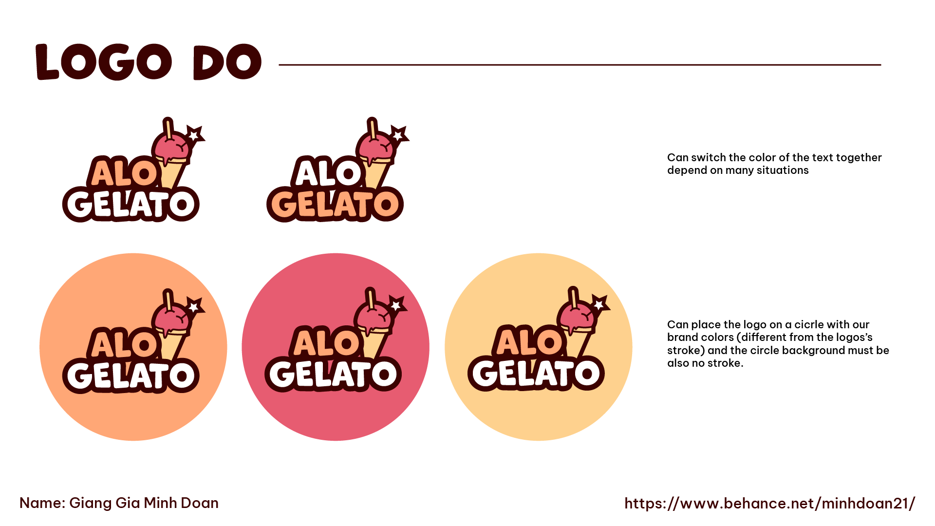 Alo Gelato logo do