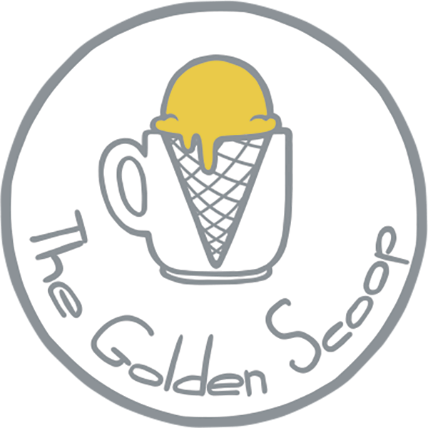 logo, the golden scoop