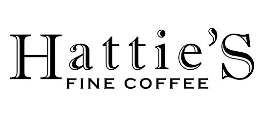 logo, hattie's fine coffee
