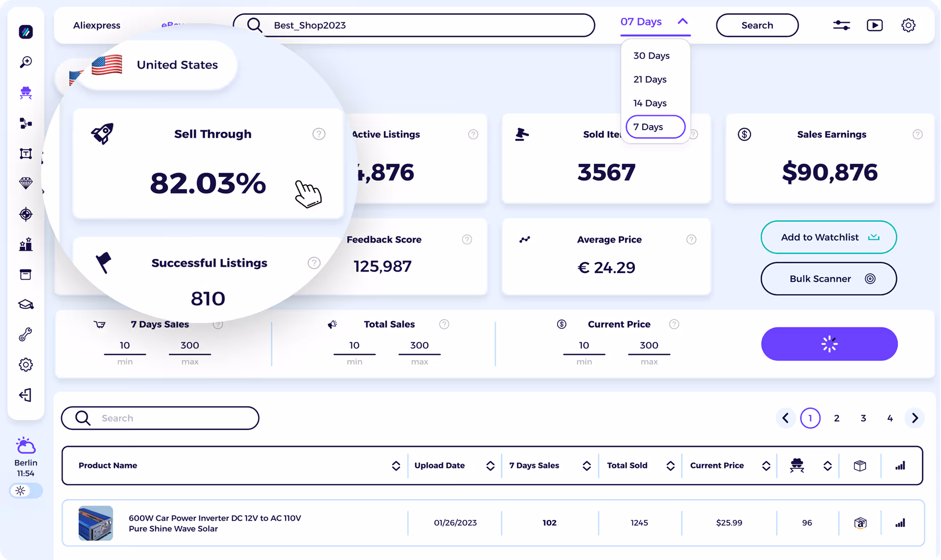ebay listing software with ebay competitor research tool