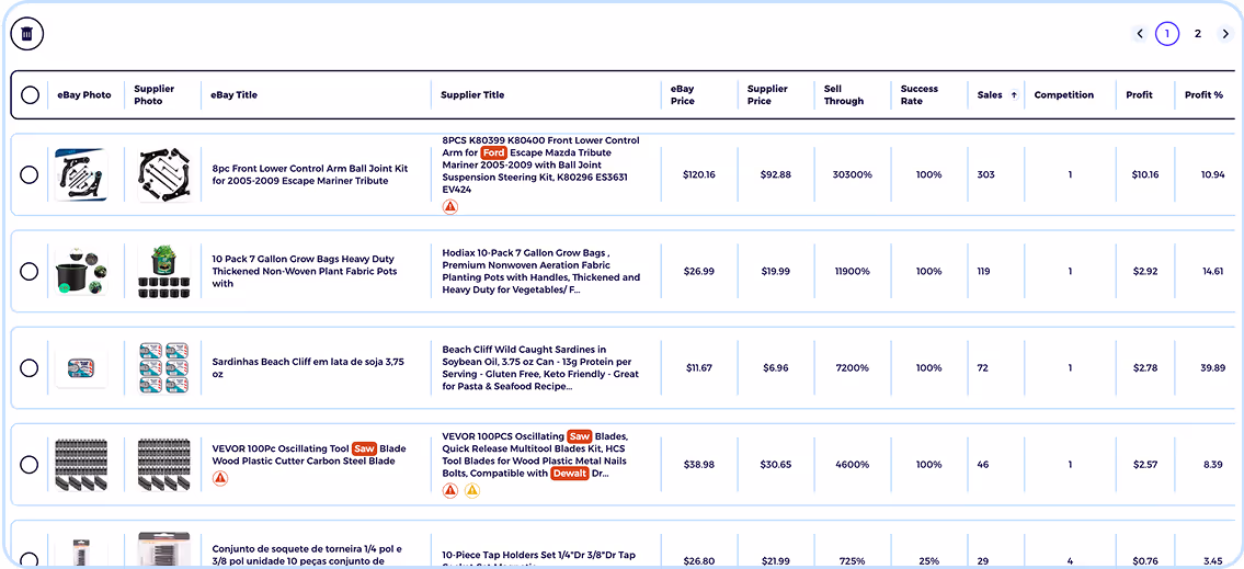 ebay listing software with autopilot research