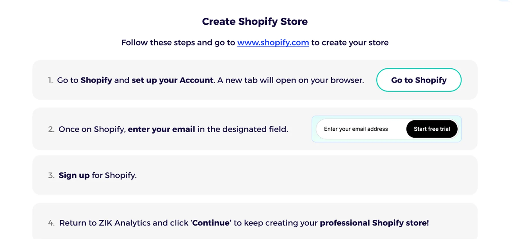 Shopify AI store builder create your store