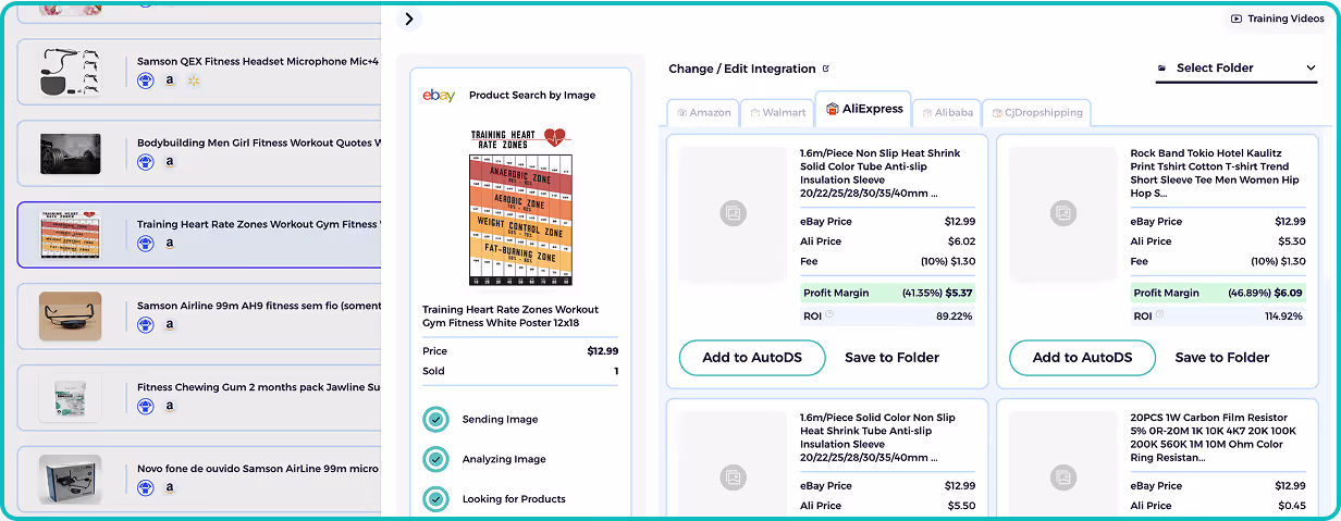 best aliexpress product research tool with ai based image search