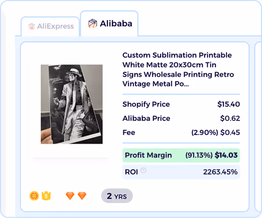 facebook ad spy with alibaba sourcing