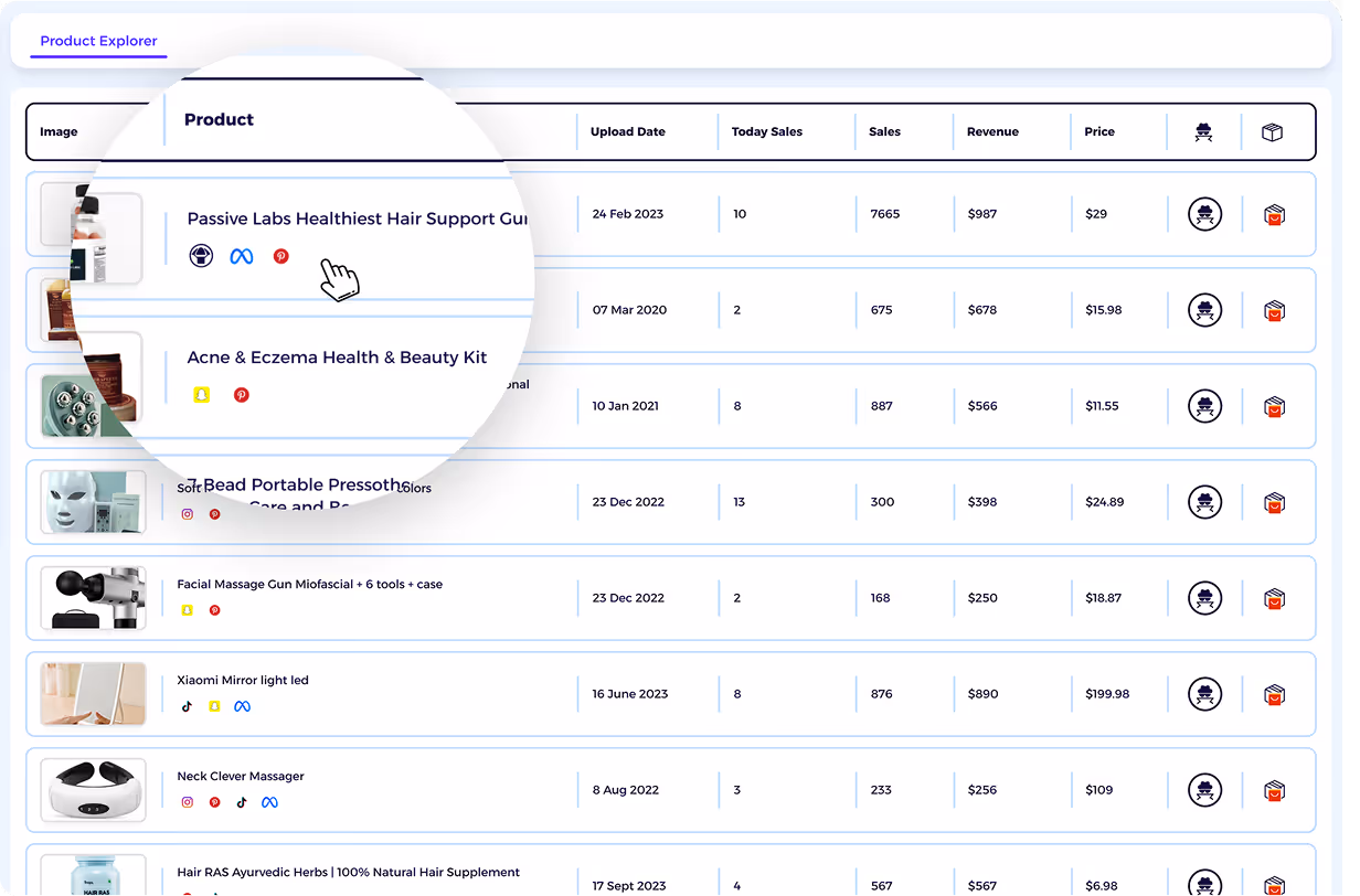 search Shopify suppliers by image in Shopify Product Explorer