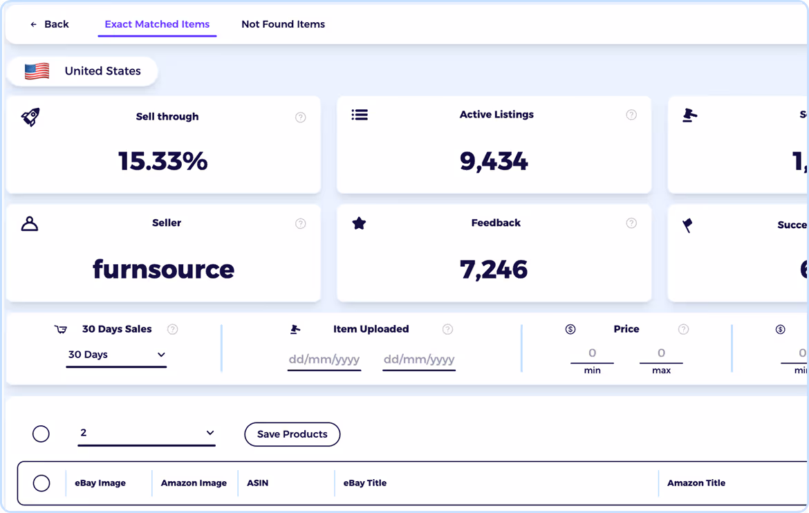 amazon to ebay dropshipping software with bulk scanner for automation