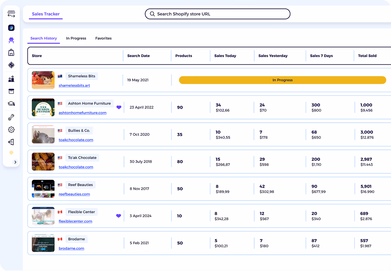 shopify revenue checker step one paste any shopify store url