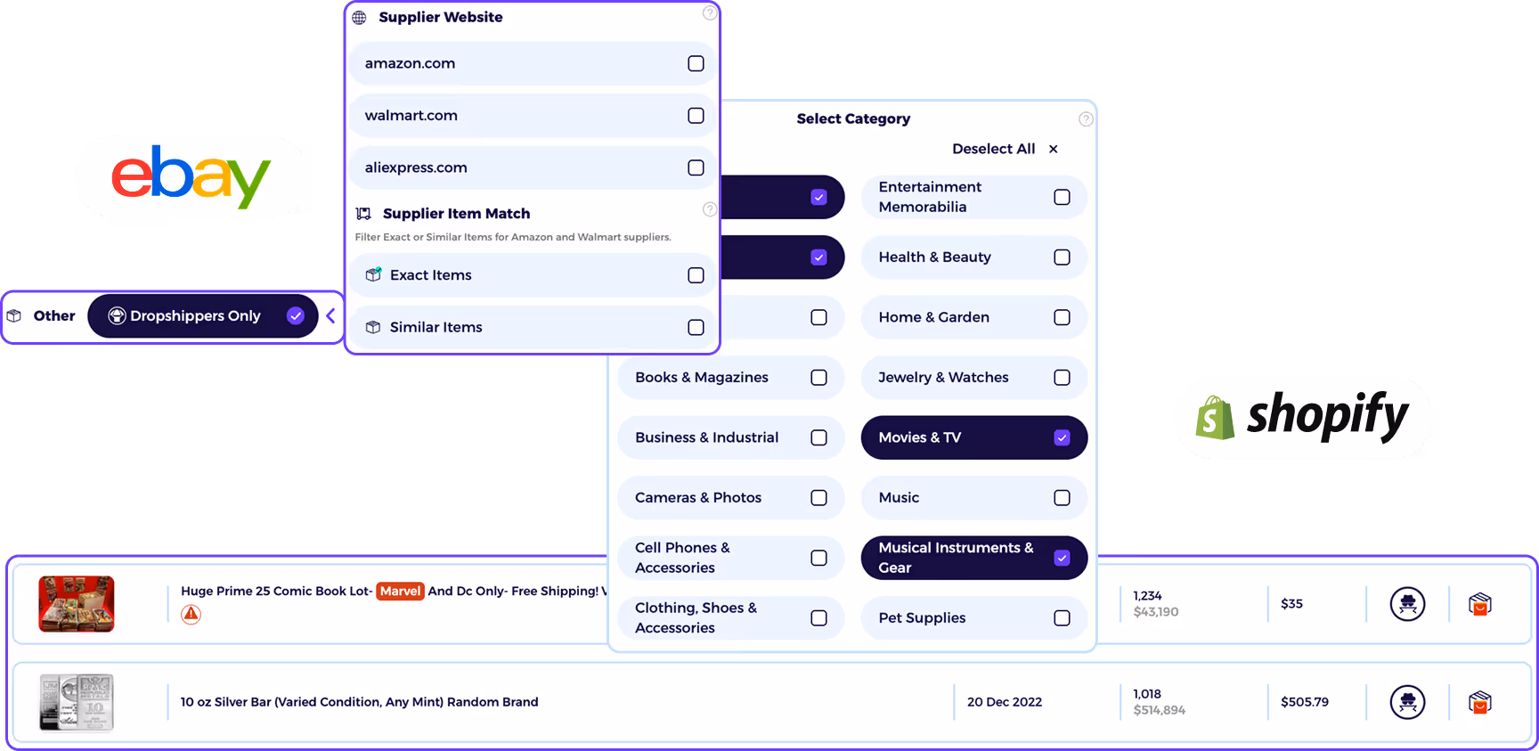 dropshipping product finder tool