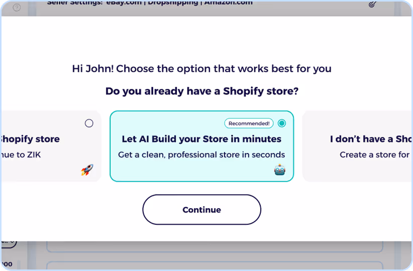 shopify sales tracker with ai website builder