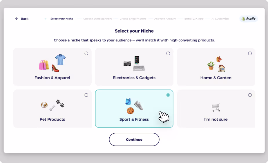 dropshipping ai tools for shopify ai store builder