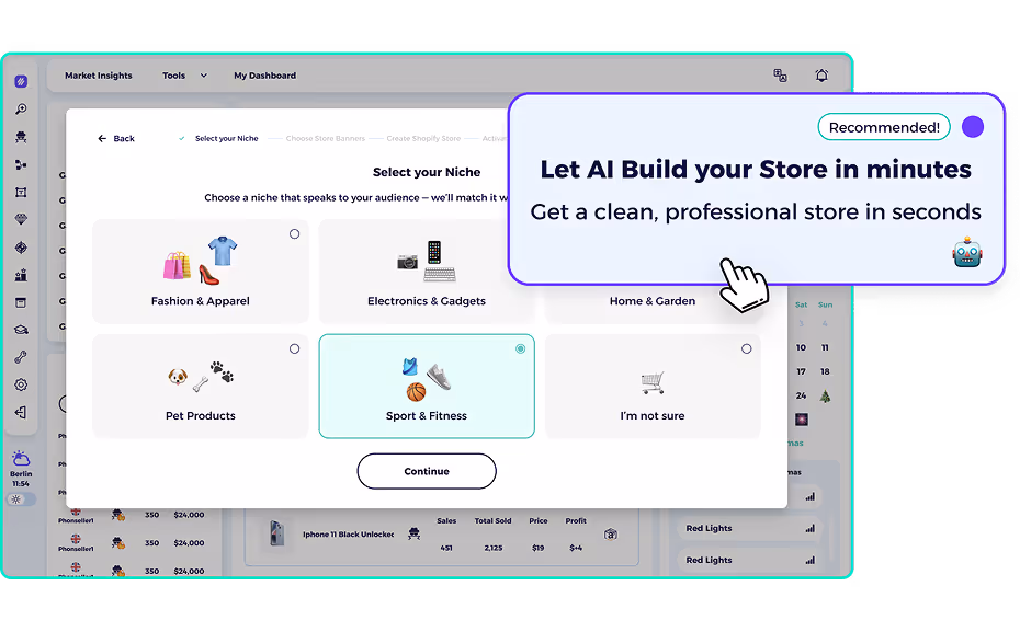 best dropshipping website builder