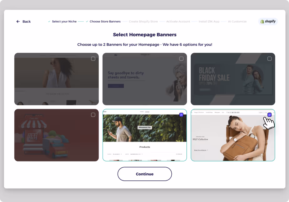 customizable dropshipping website builder