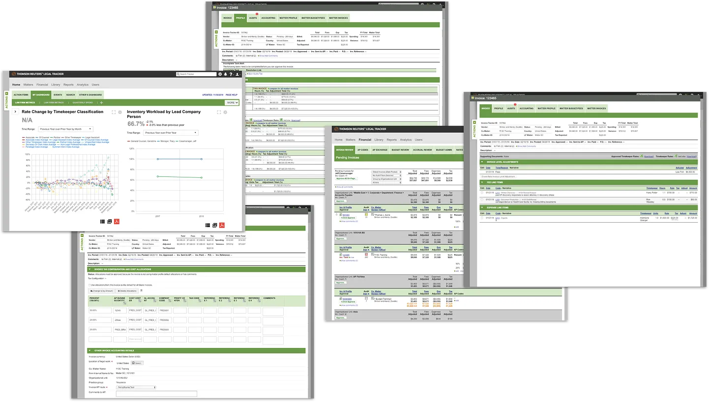 Composite image showing screenshots of initial state prior to redesign.