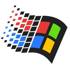 Windows 95 software logo