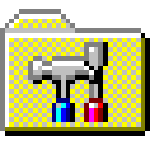 Windows 95 folder logo