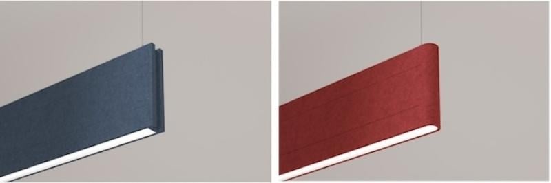 From left: STANDARD 60 lit in Gulf and STADIA 60 lit in Beetroot