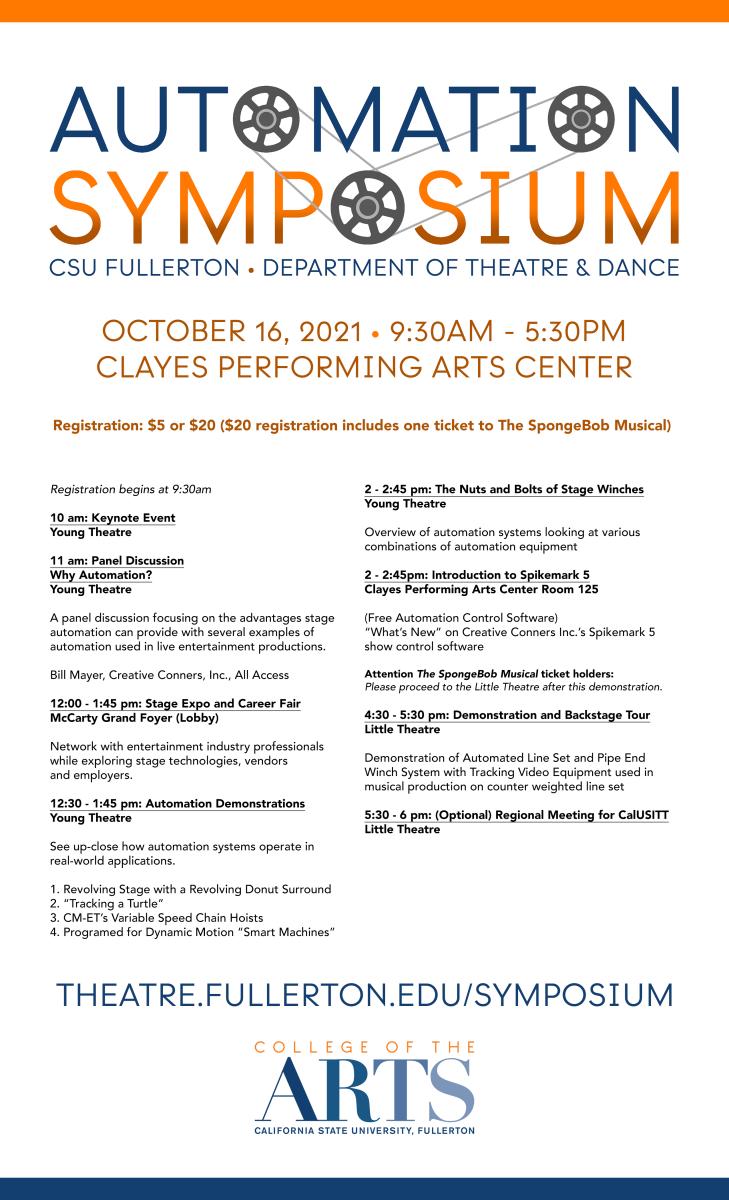 CSU Automation Symposium Flyer