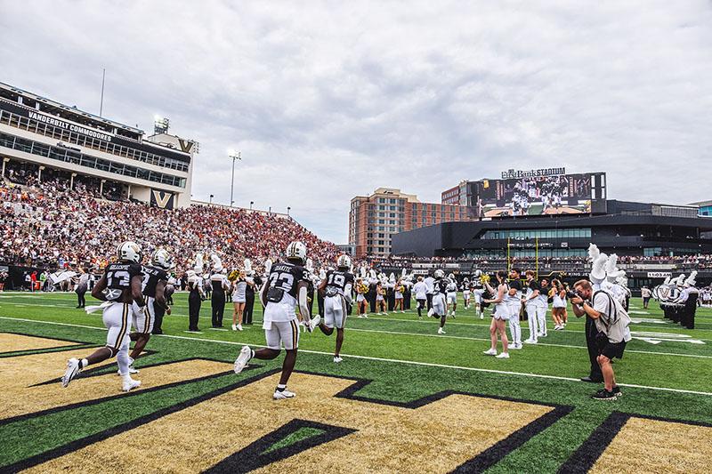 FirstBank Stadium is home to Vanderbilt University’s Commodores football team