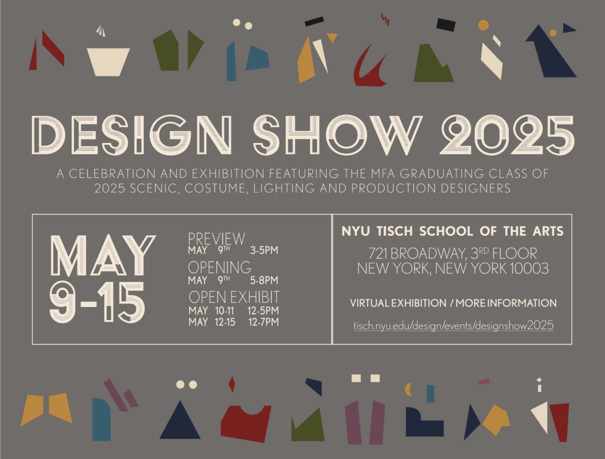 NYU Design Show 2025 graphic.