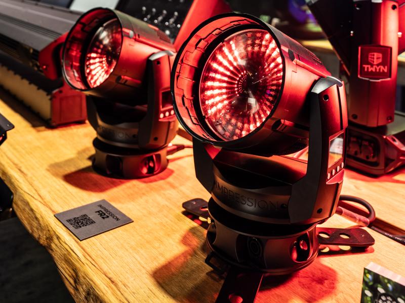 GLP black light projecting a deep satiating red light.