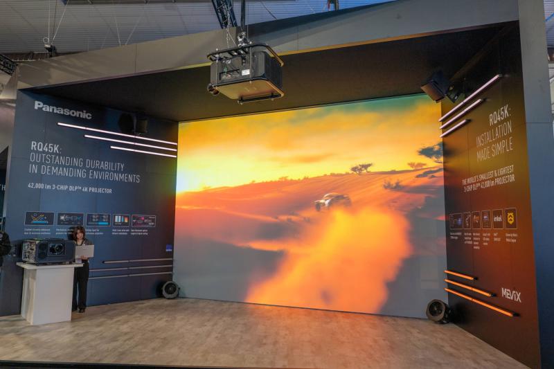 Image: Panasonic on-booth photo at ISE 2026 in Barcelona.