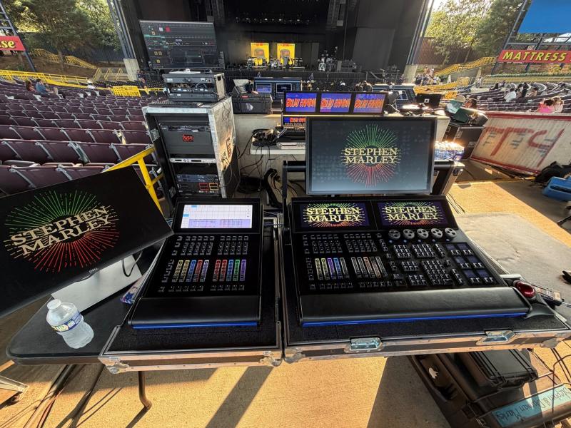 Hog desk with Stephen Marley