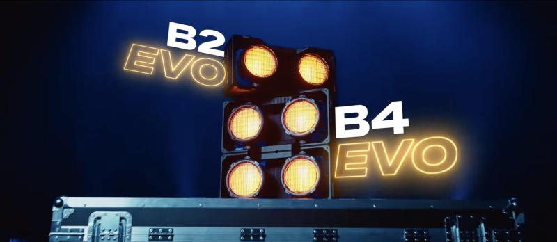 two led blinders stacked atop one another