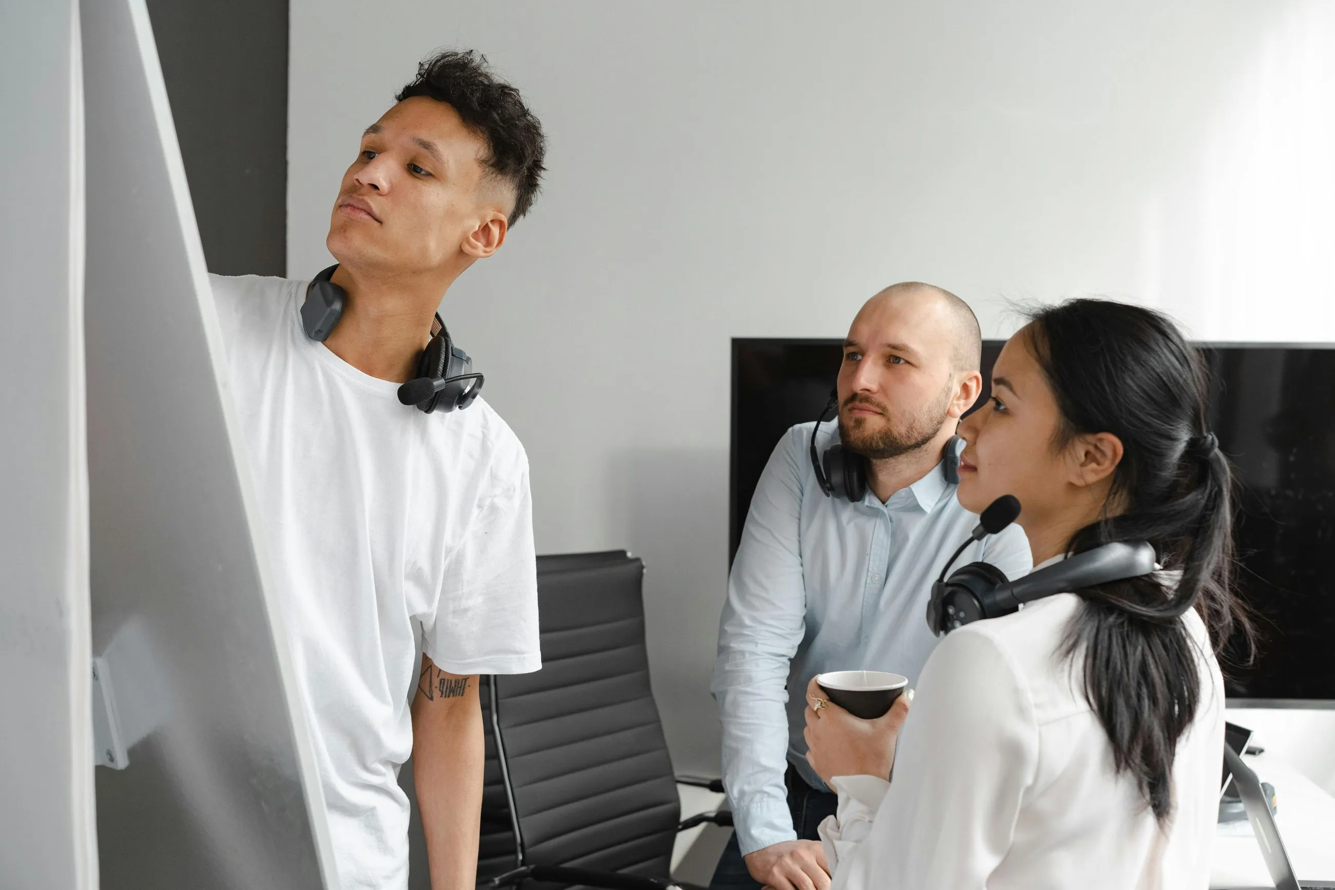 Team working in the office