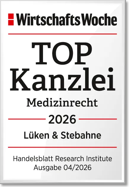 Wirtschaftswoche - TOP Kanzlei Medizinrecht 2026