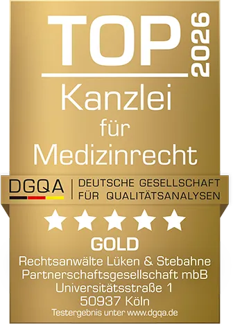 DGQA - TOP Kanzlei für Medizinrecht 2026