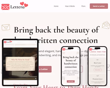 Landing page for PuffyJ dog grooming salon with clear CTAs
