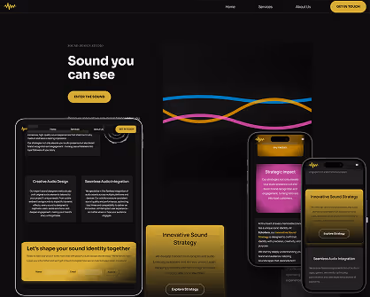 Elegant hotel website with smooth scroll animations