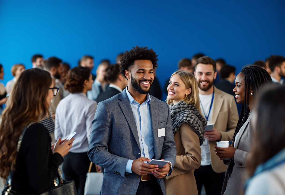 image of networking event (for a b2b saas)
