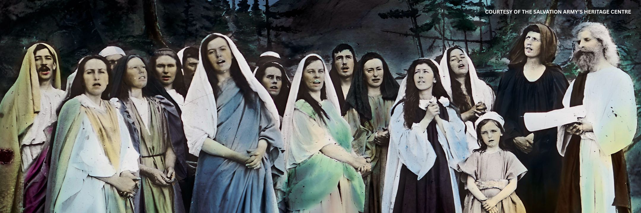 Salvationist actors in character costume for Soldiers of the Cross