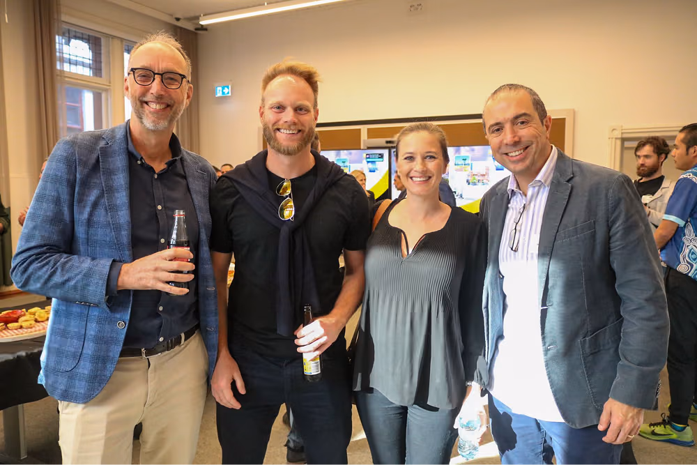 Rob Nathan and friends at the Vocus Upstart Accelerator