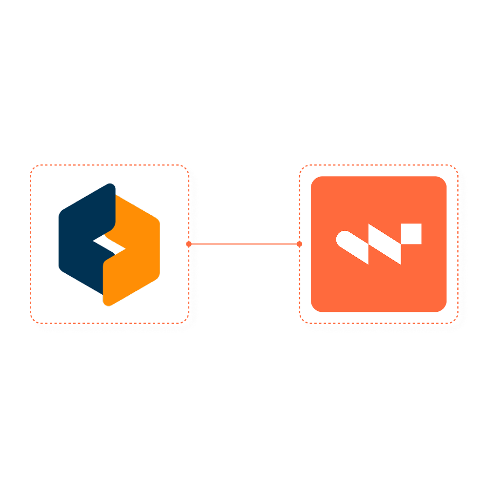 Illustration av integration mellan Winvoice och business NXT.