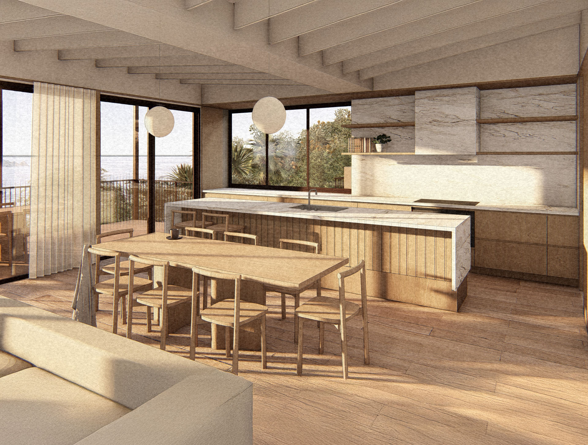 drafting & rendering image