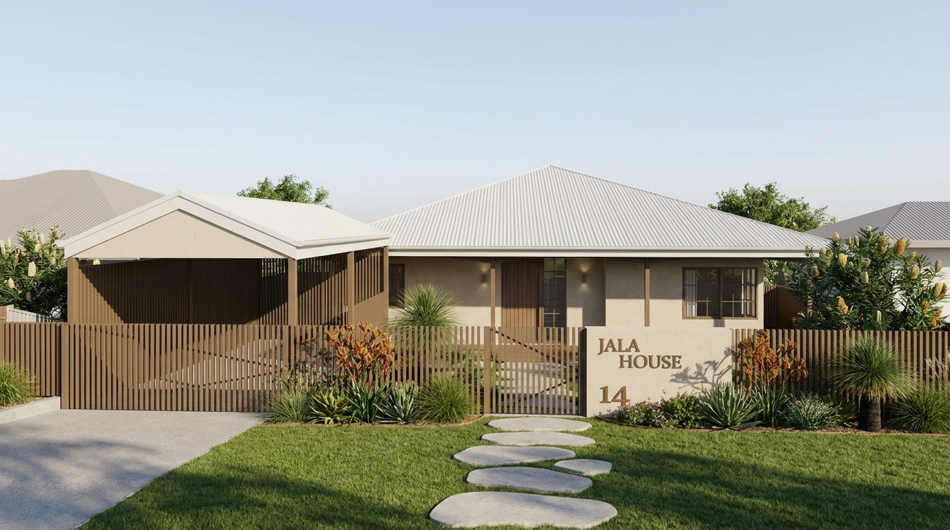 Jala House street view render